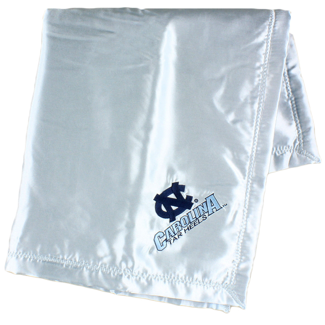 North Carolina Tar Heels Silky and Super Soft Plush Baby Blanket, 28" x 28"