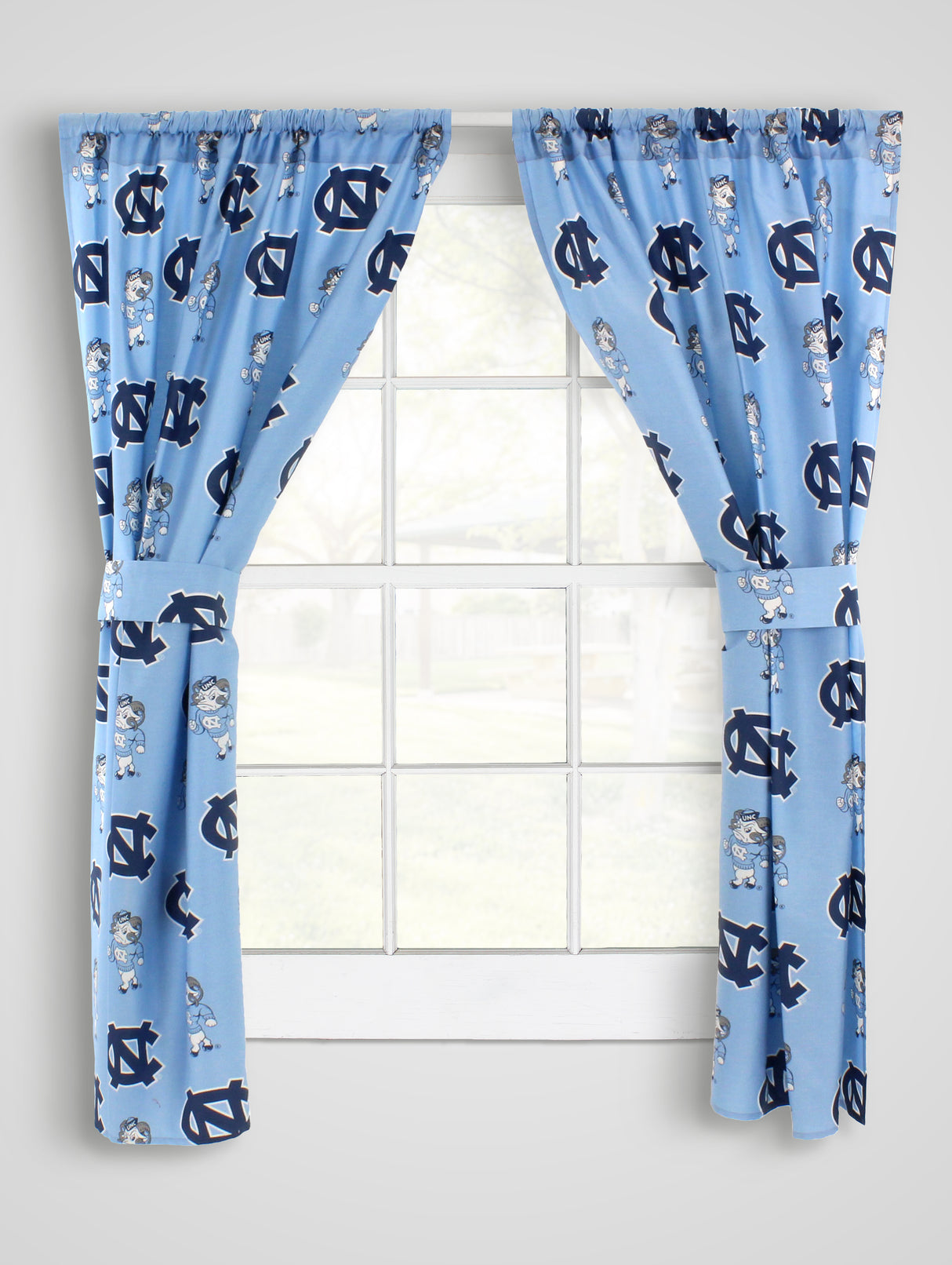 North Carolina Tar Heels Curtain Panels - 63" or 84"