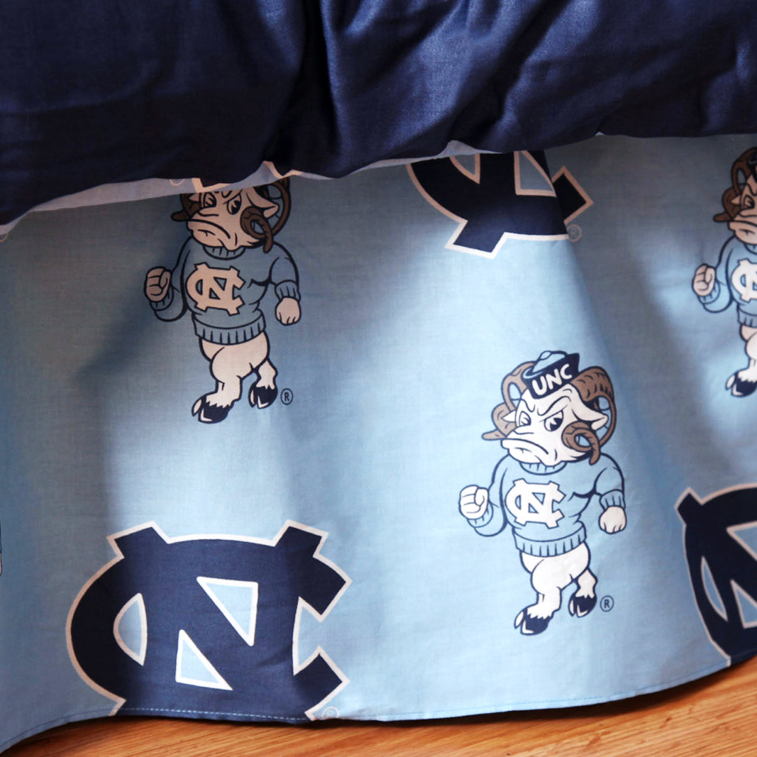 North Carolina Tar Heels Dust Ruffle