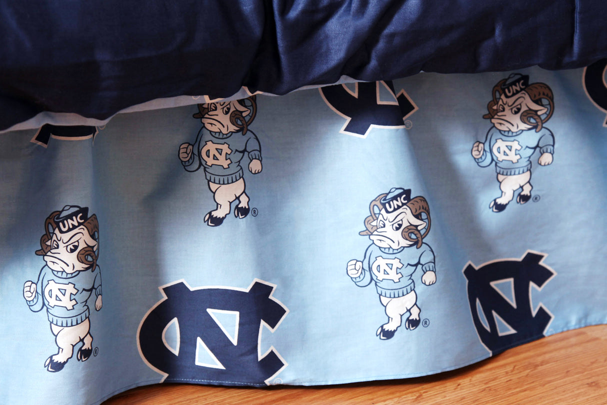 North Carolina Tar Heels Dust Ruffle