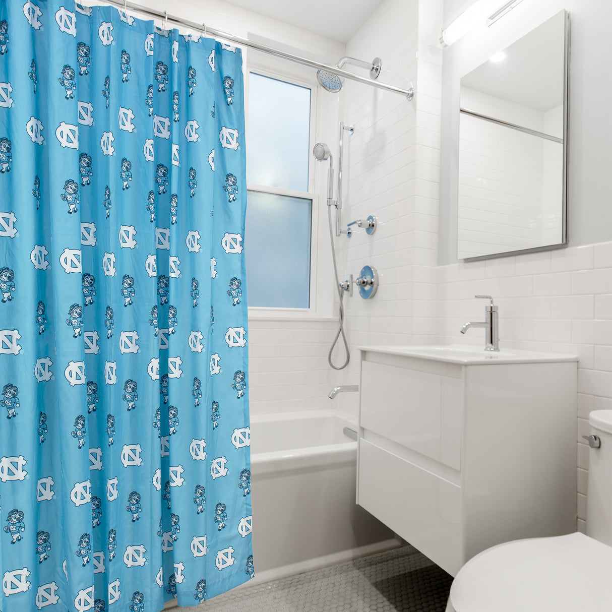 North Carolina Tar Heels Shower Curtain Cover