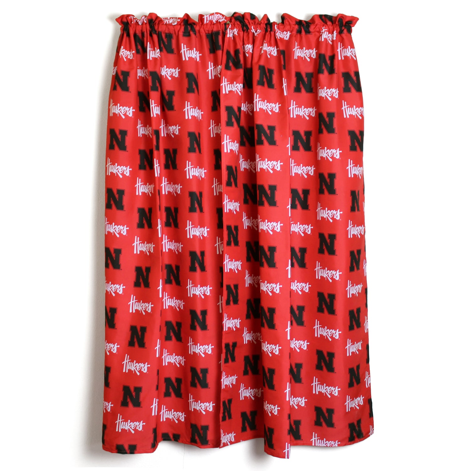 Nebraska Huskers Curtain Panels - 63" or 84"