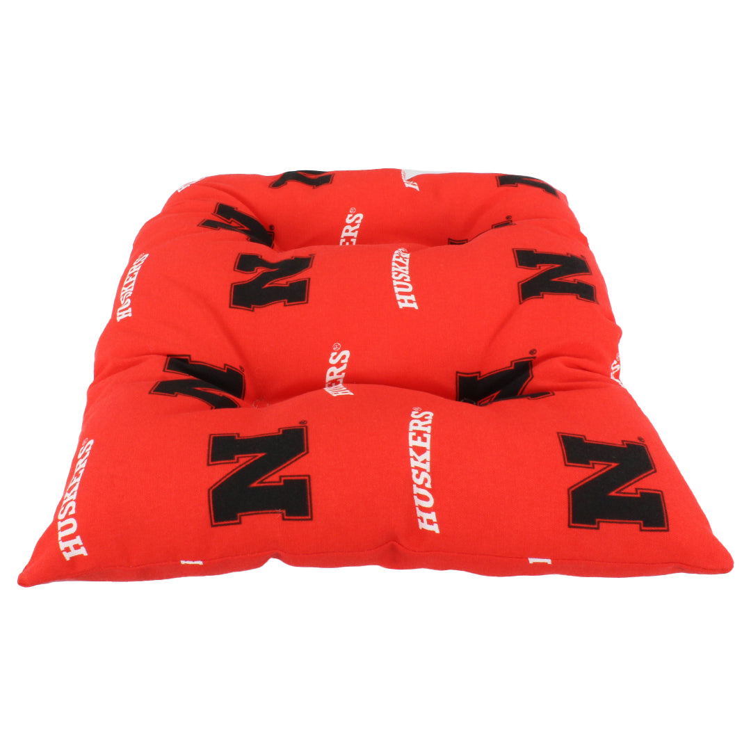 Nebraska Cornhuskers Rocker Pad/Chair Cushion or Small Pet Bed