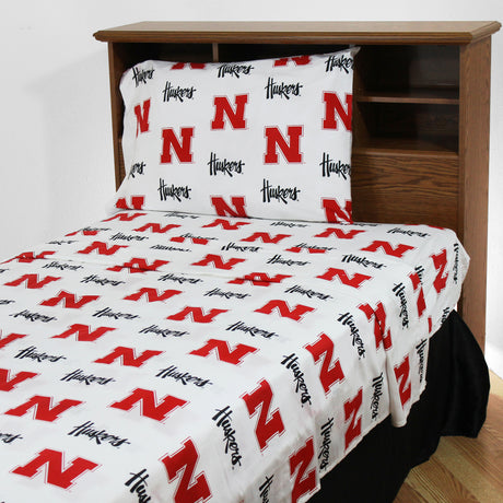 Nebraska Huskers Sheet Set