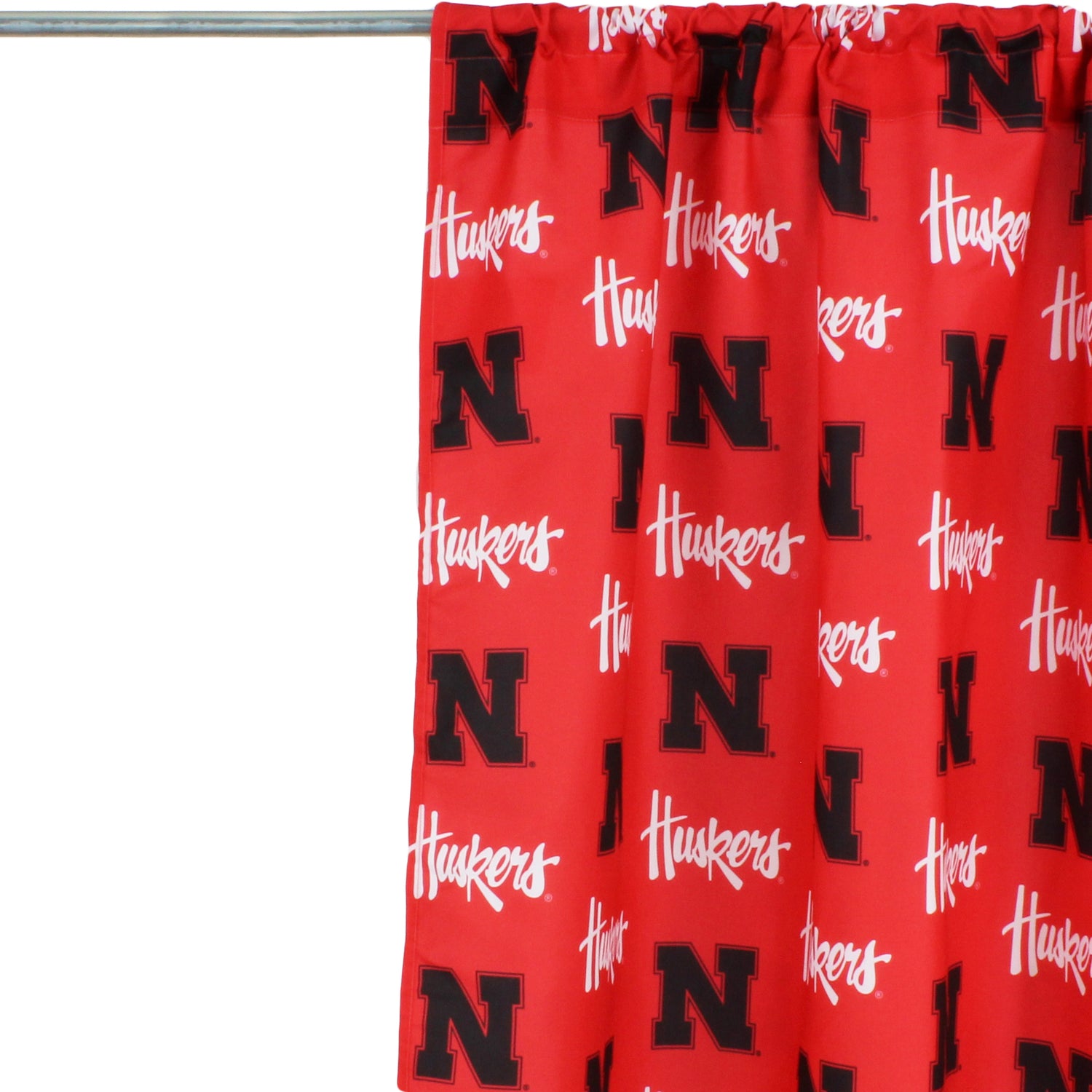 Nebraska Huskers Curtain Panels - 63" or 84"