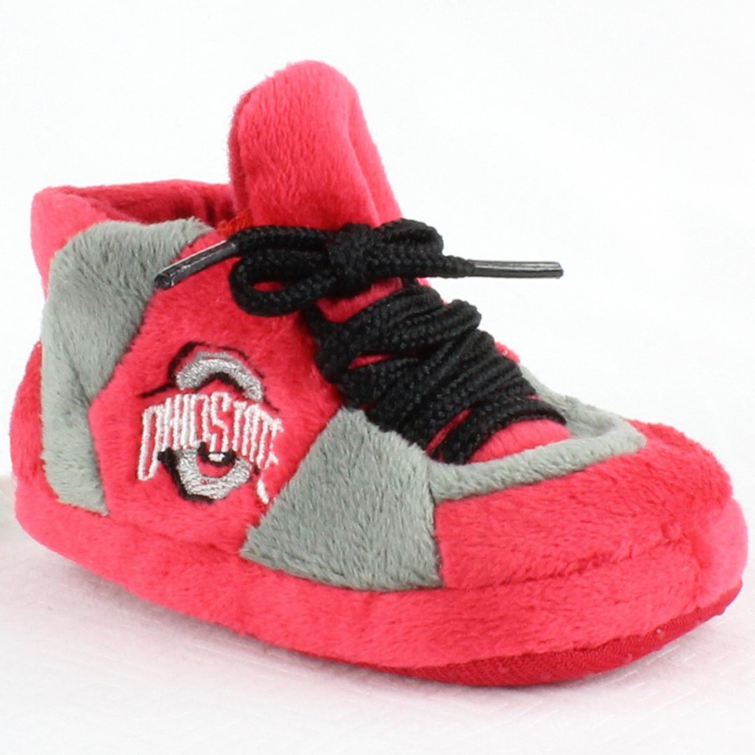 Ohio State Buckeyes Baby Blanket & Slippers Set