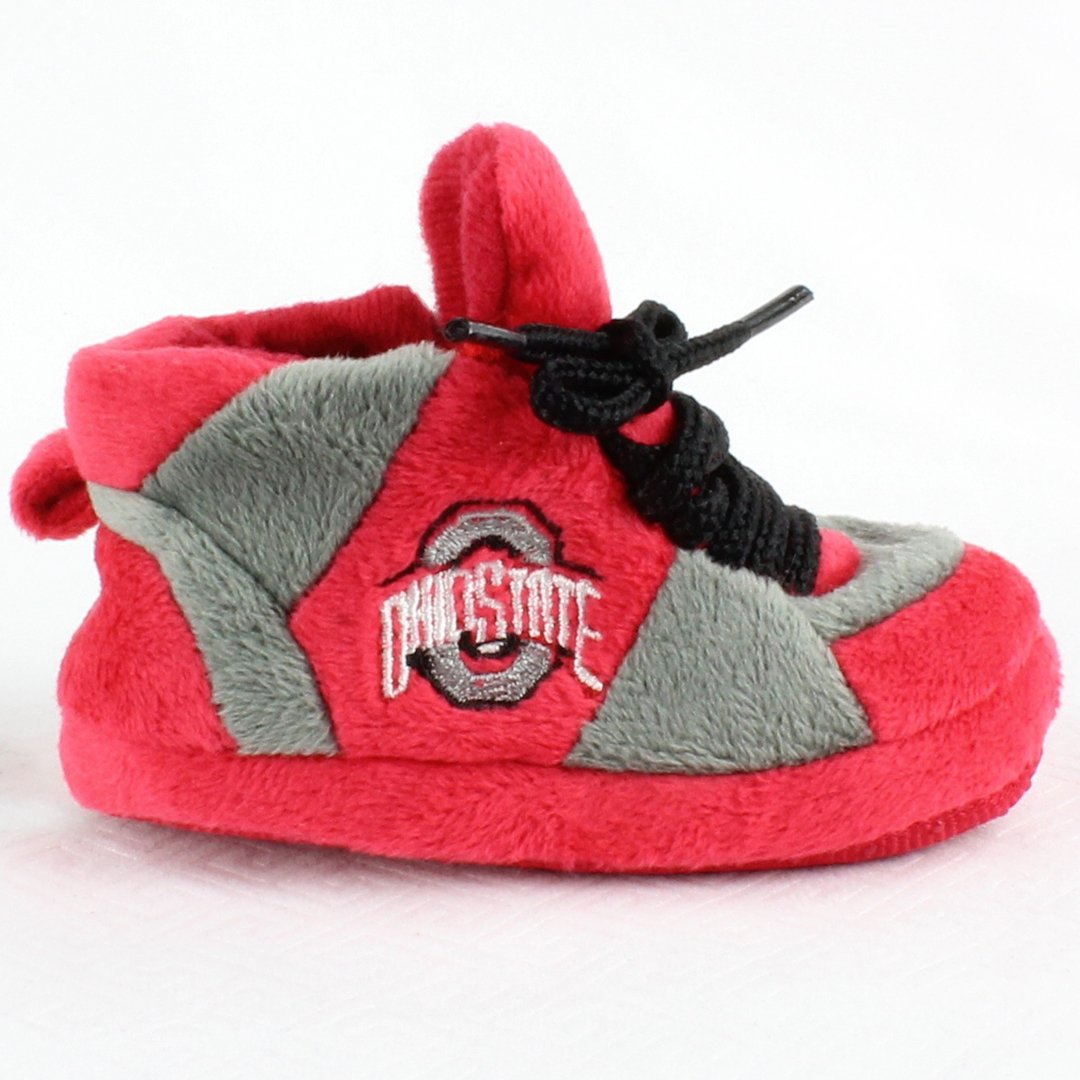 Ohio State Buckeyes Baby Blanket & Slippers Set