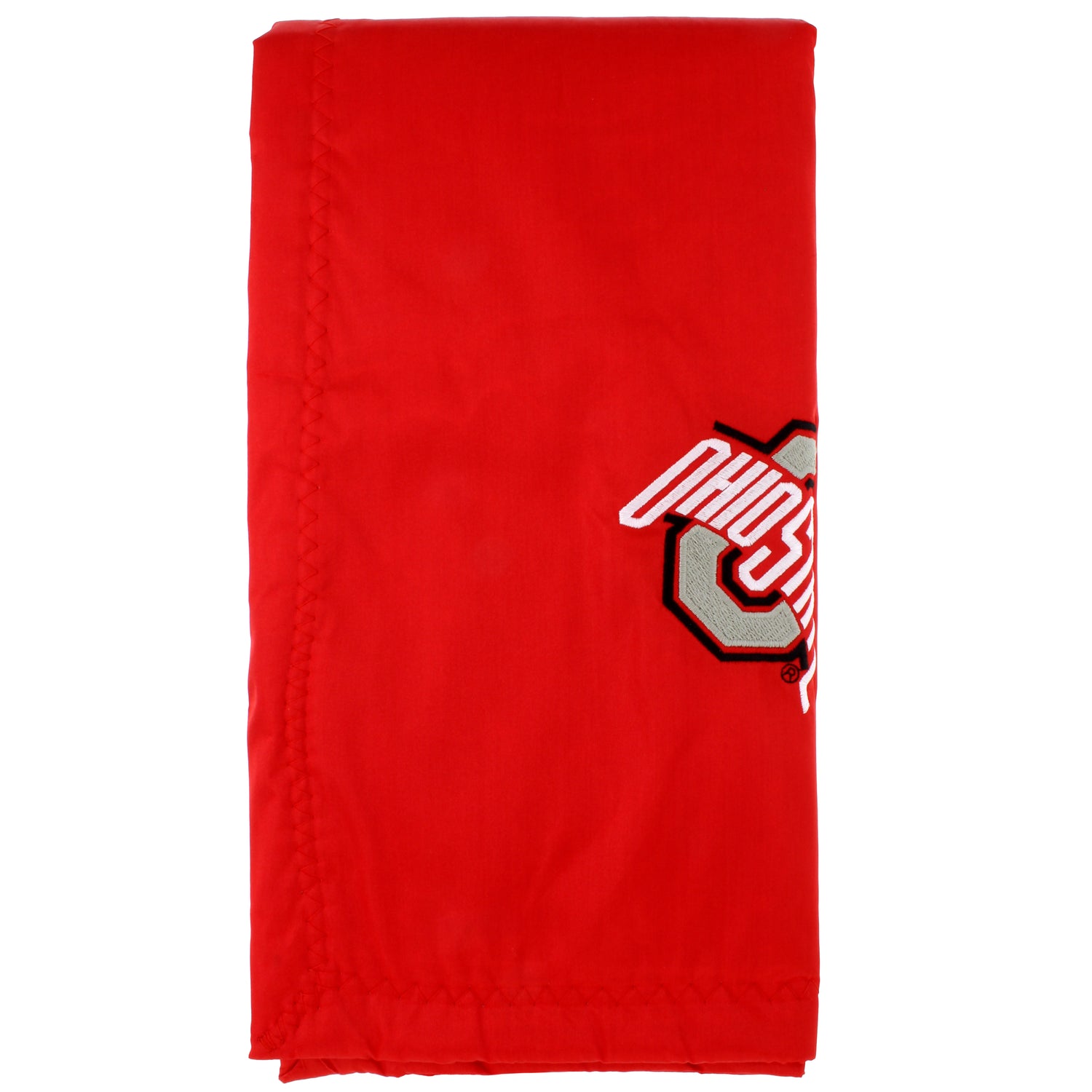 Ohio State Buckeyes Silky and Super Soft Plush Baby Blanket, 28" x 28"