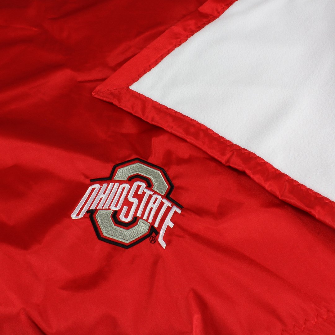 Ohio State Buckeyes Baby Blanket & Slippers Set