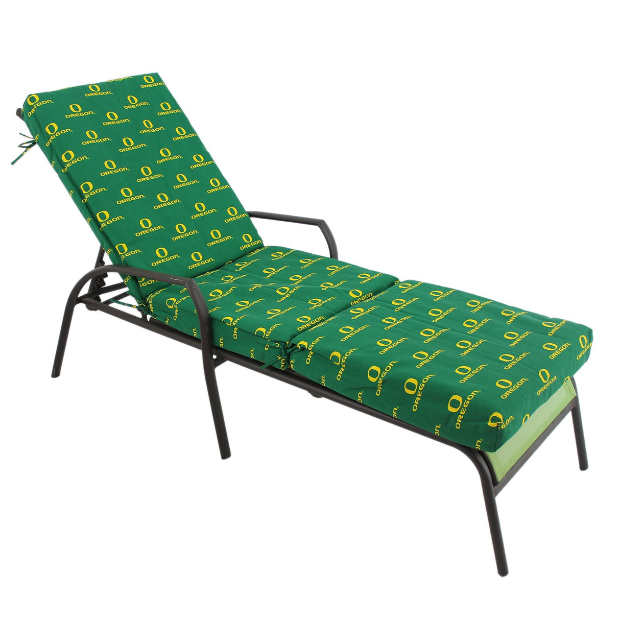 Oregon Ducks Three Piece Chaise Lounge Cushion