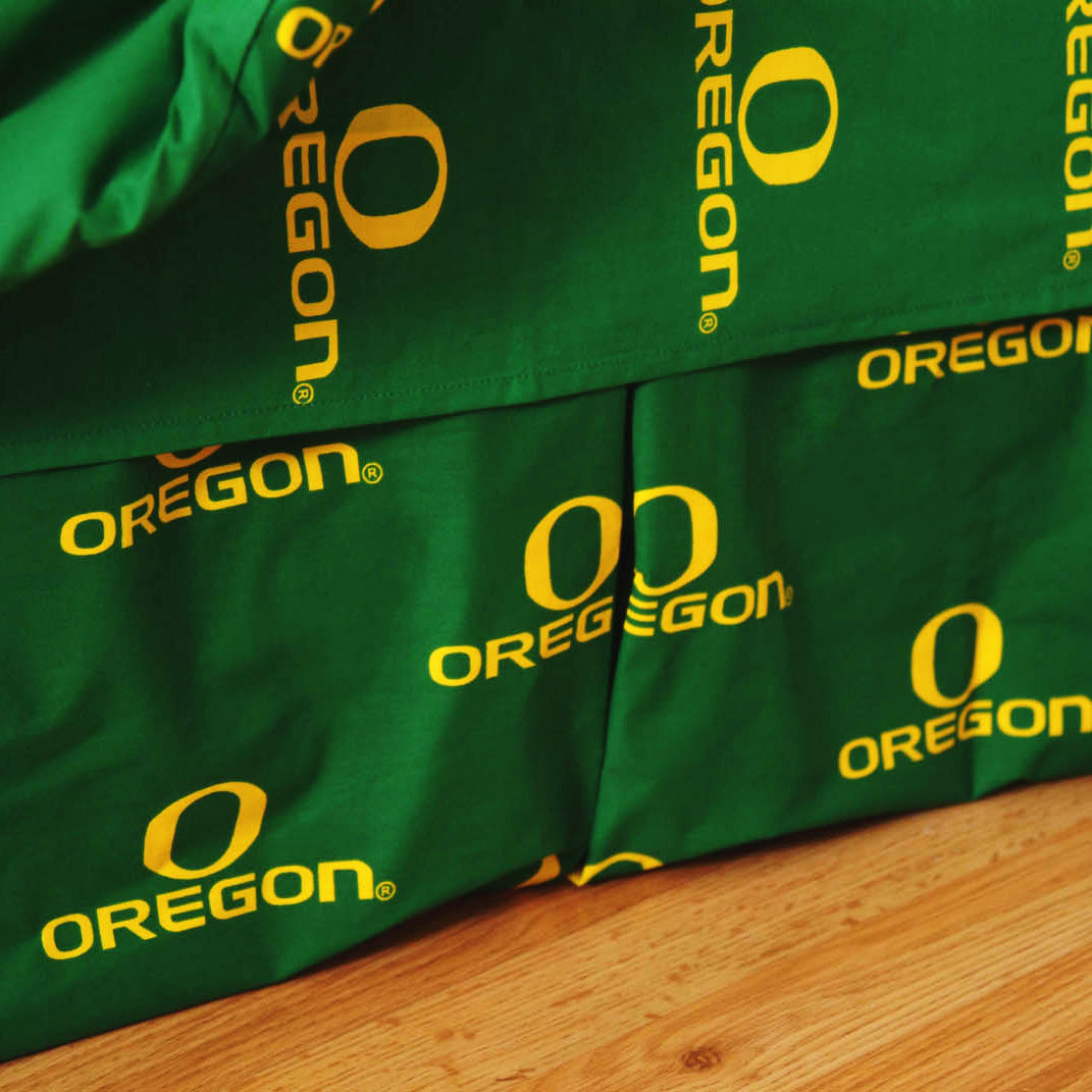 Oregon Ducks Dust Ruffle