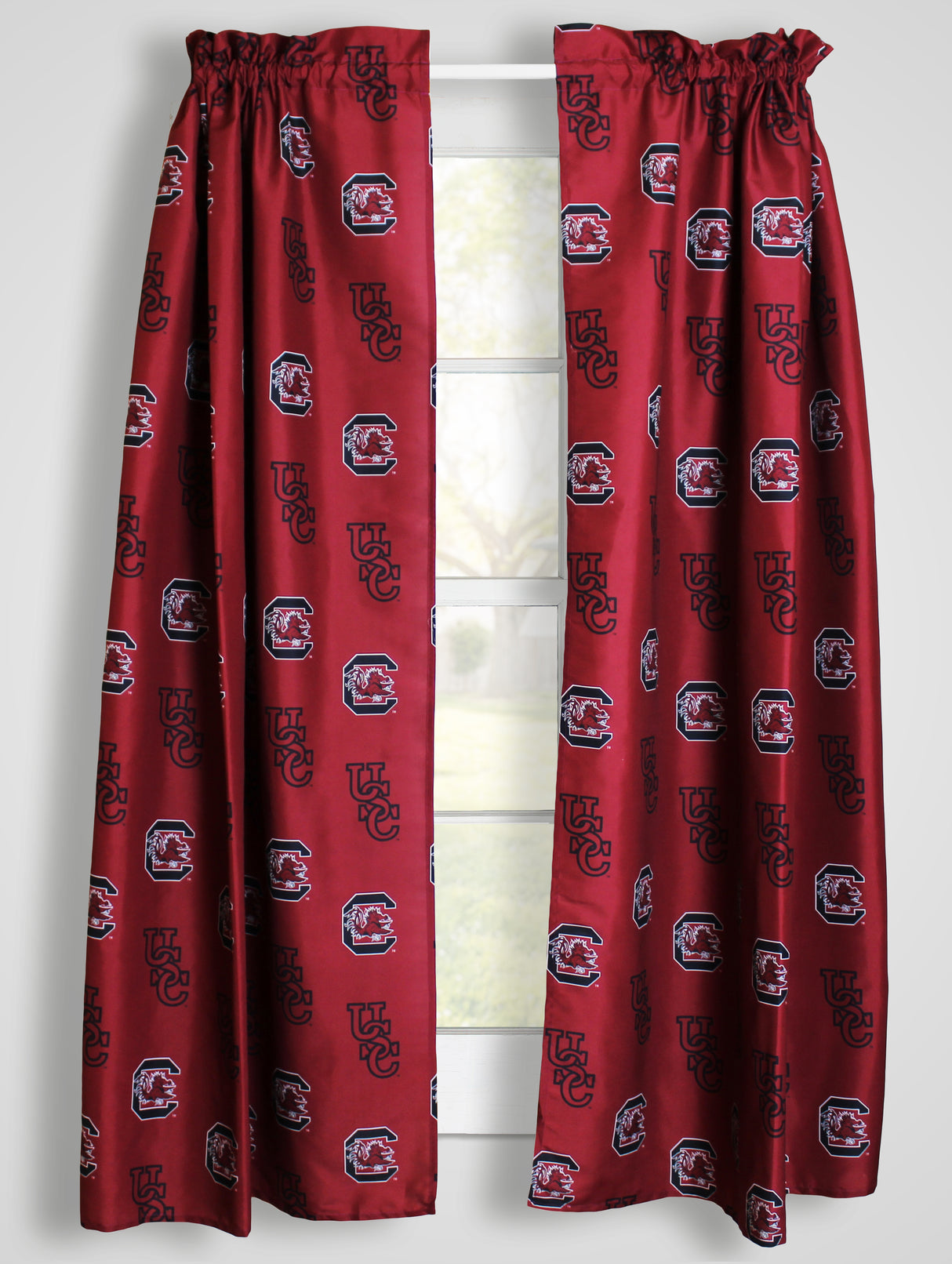 South Carolina Gamecocks Curtain Panels - 63" or 84"