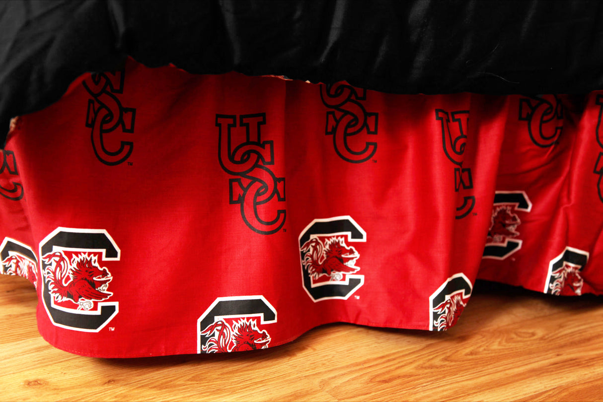 South Carolina Gamecocks Dust Ruffle