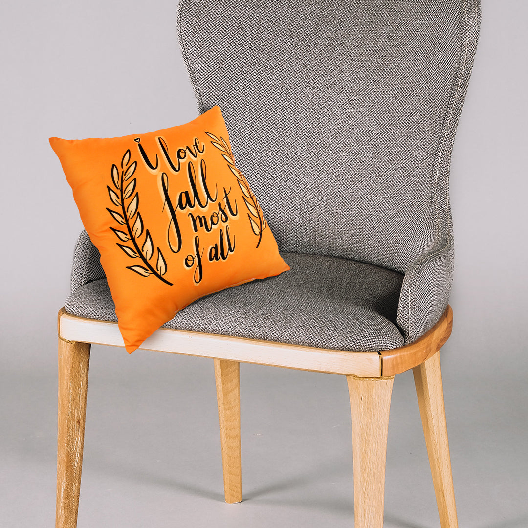 I Love Fall Reversible Pillow