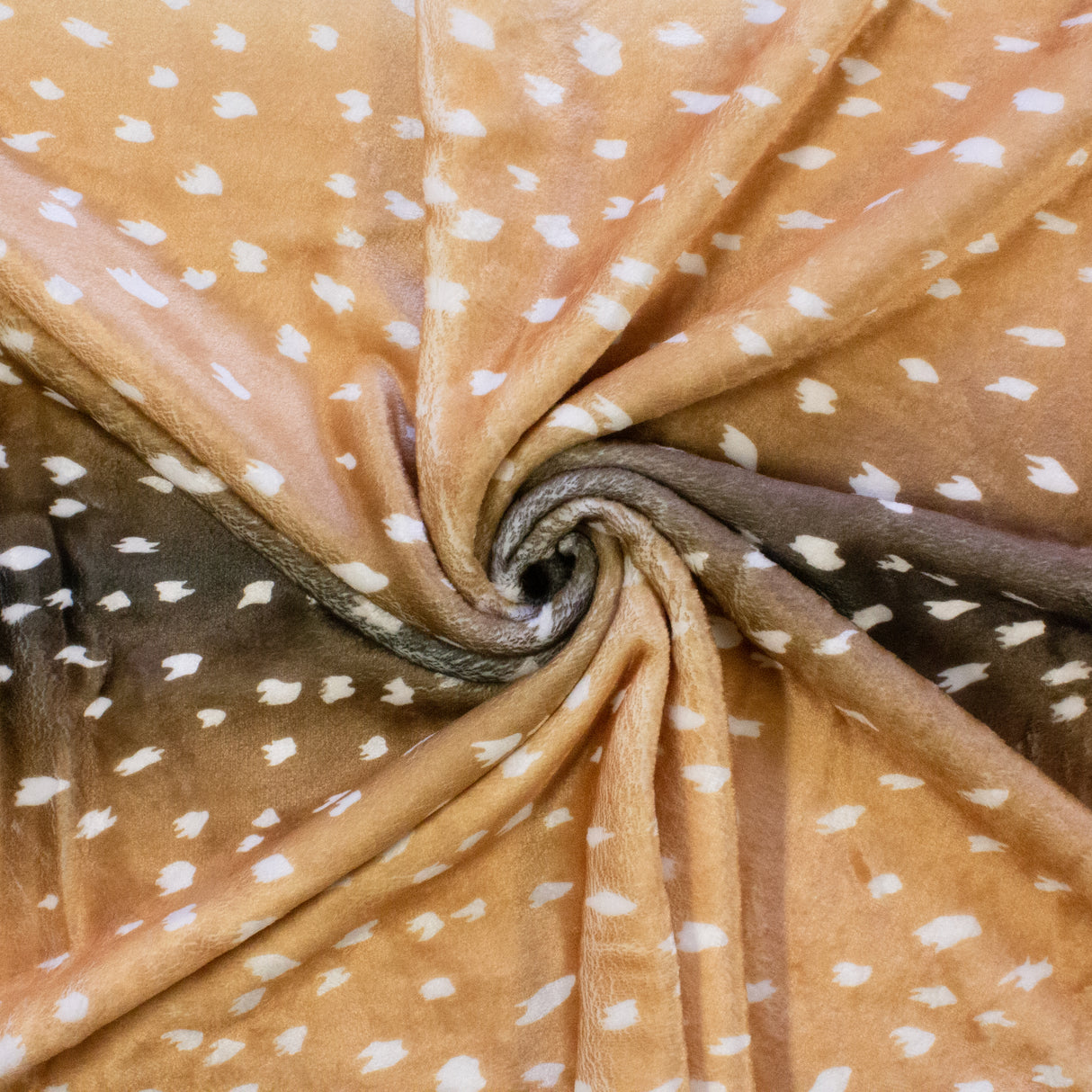 Deer Print Throw Blanket