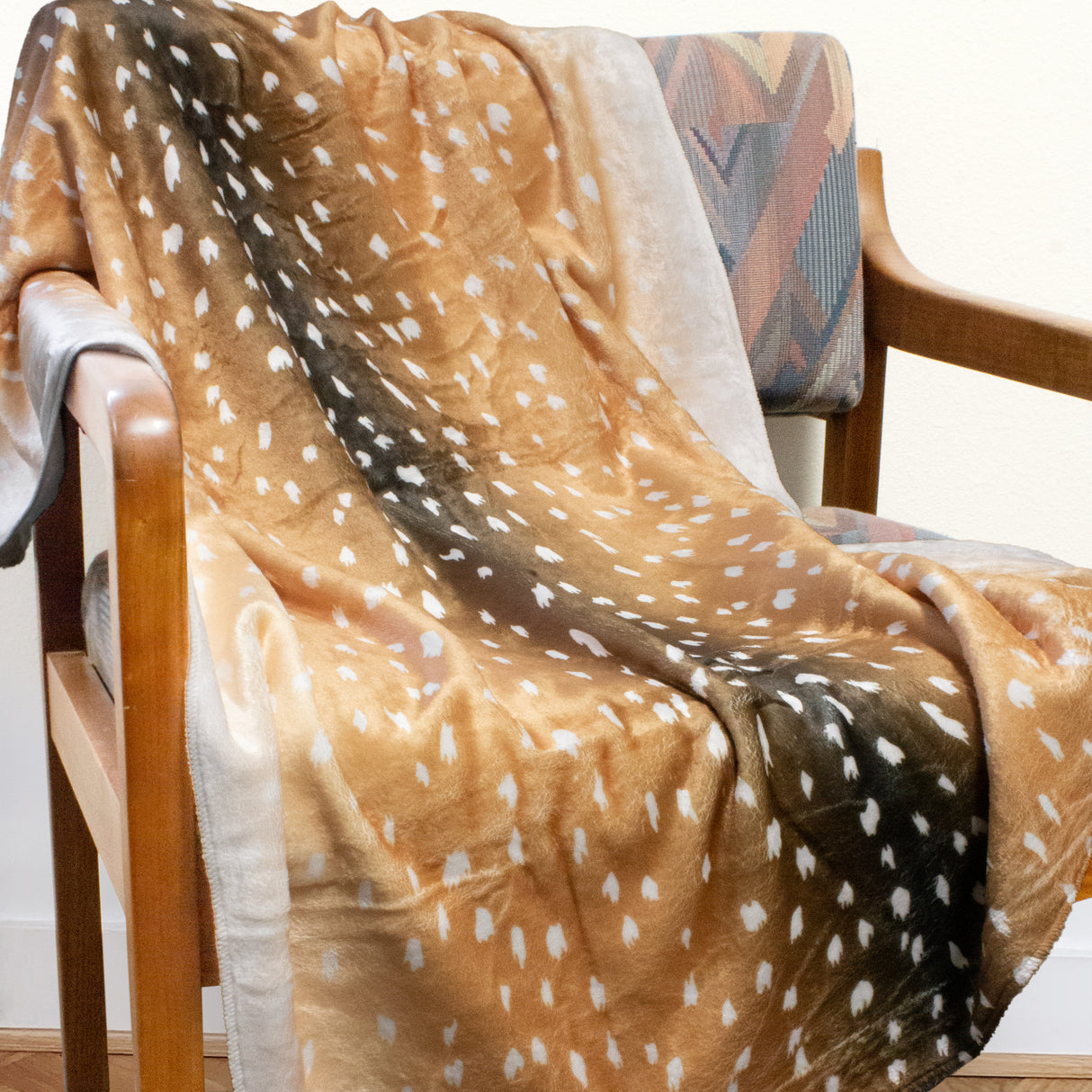 Deer Print Throw Blanket