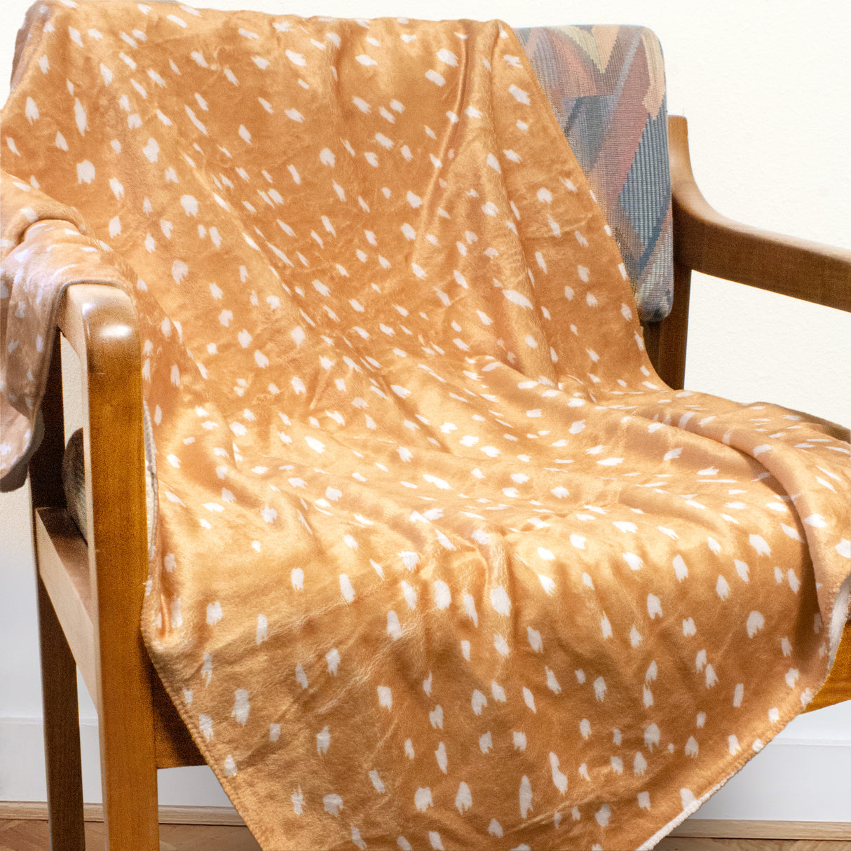 Deer Print Throw Blanket