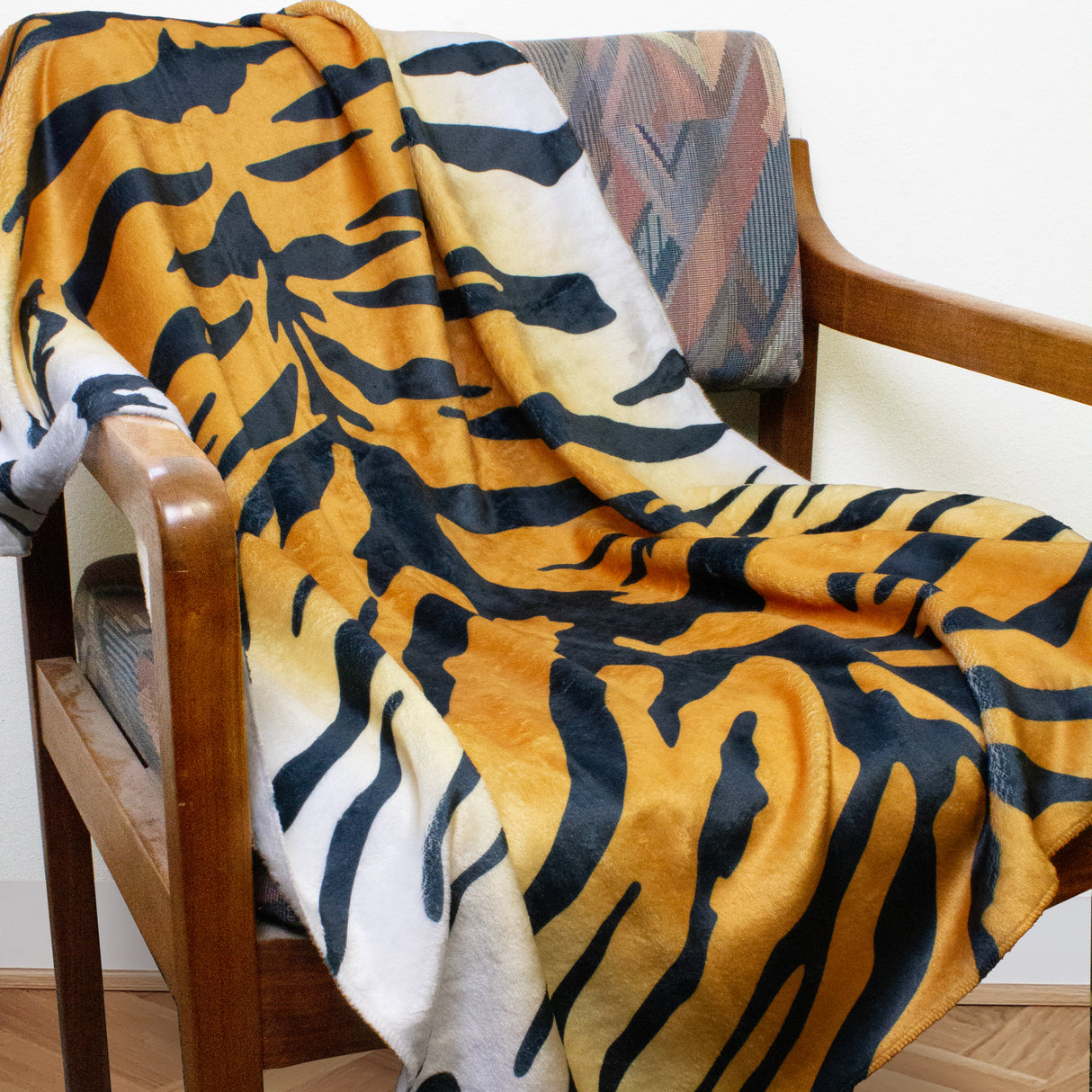 Tiger Print Throw Blanket