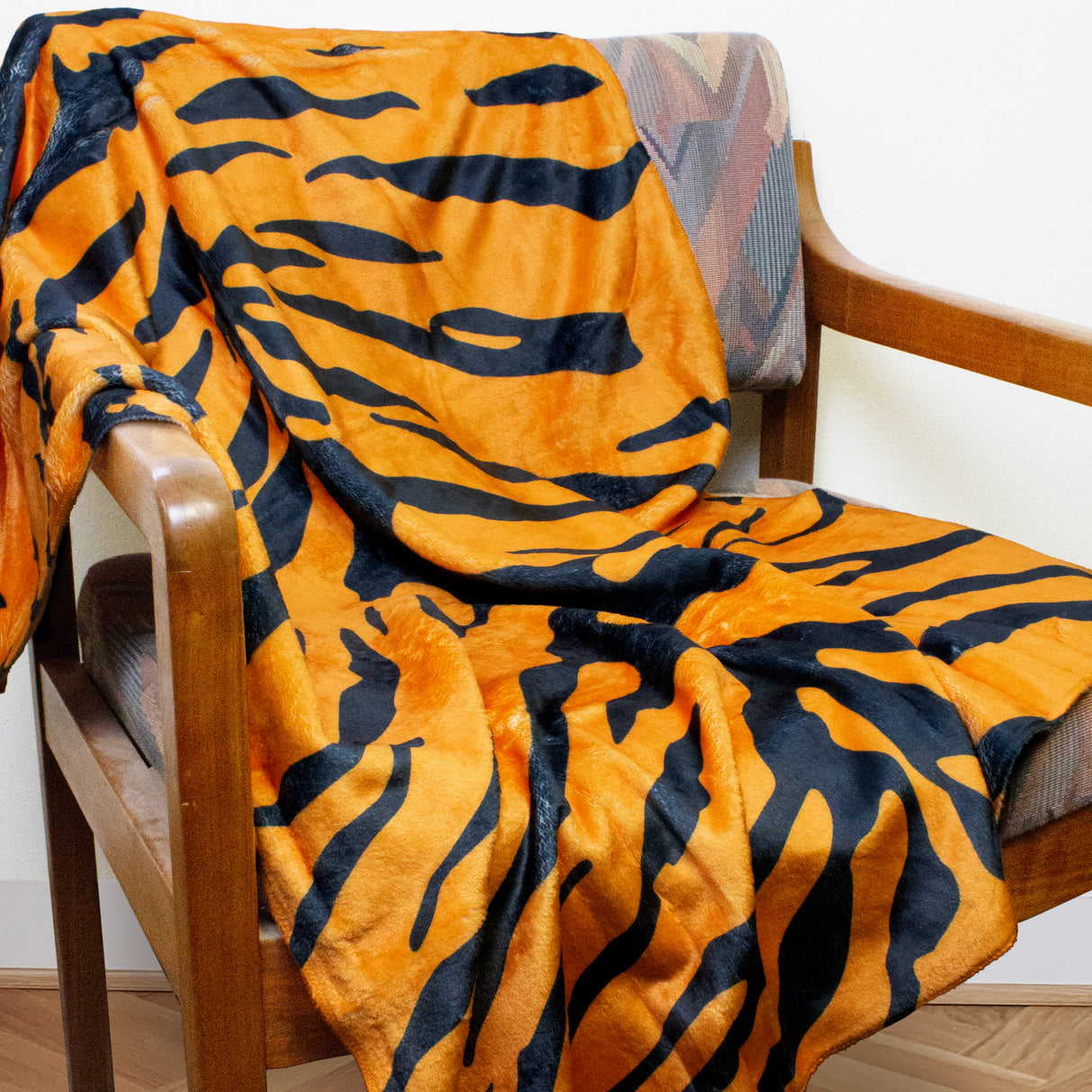 Tiger Print Throw Blanket