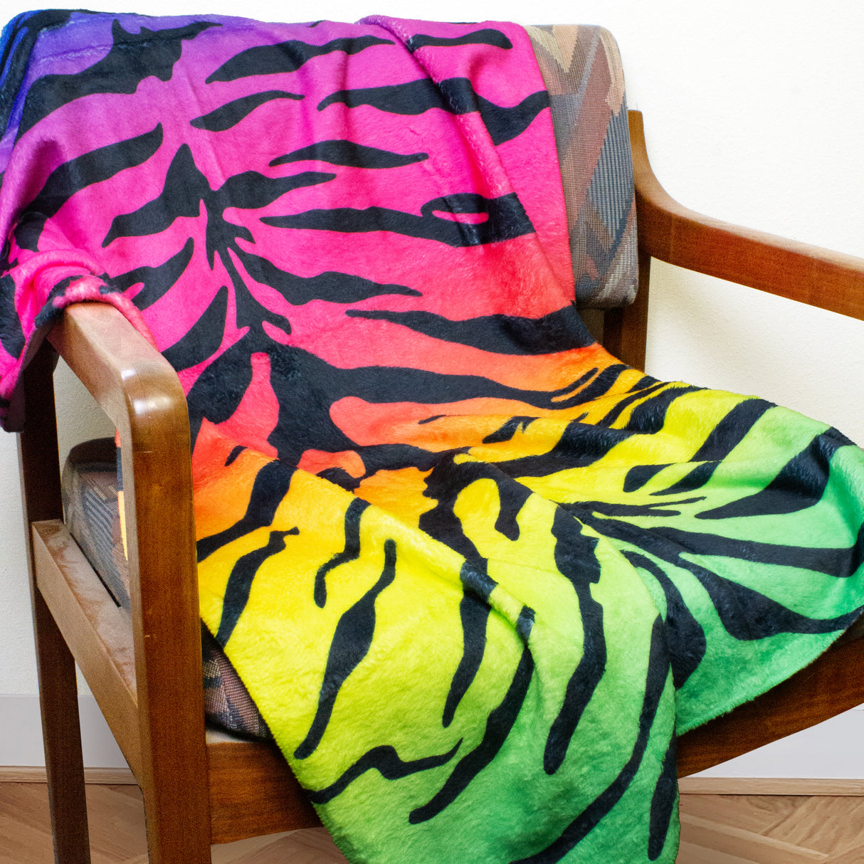 Tiger Print Throw Blanket