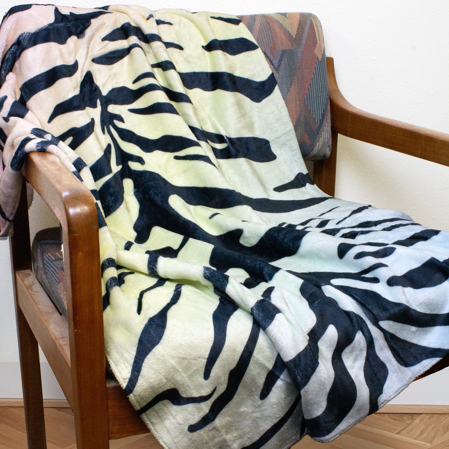 Tiger Print Throw Blanket