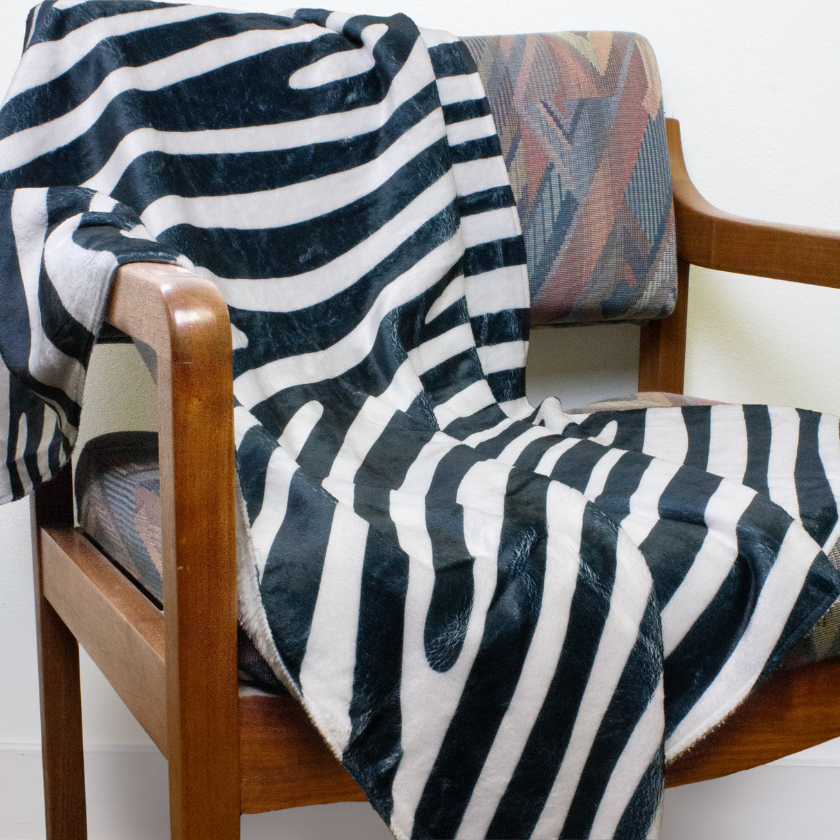 Zebra Print Throw Blanket
