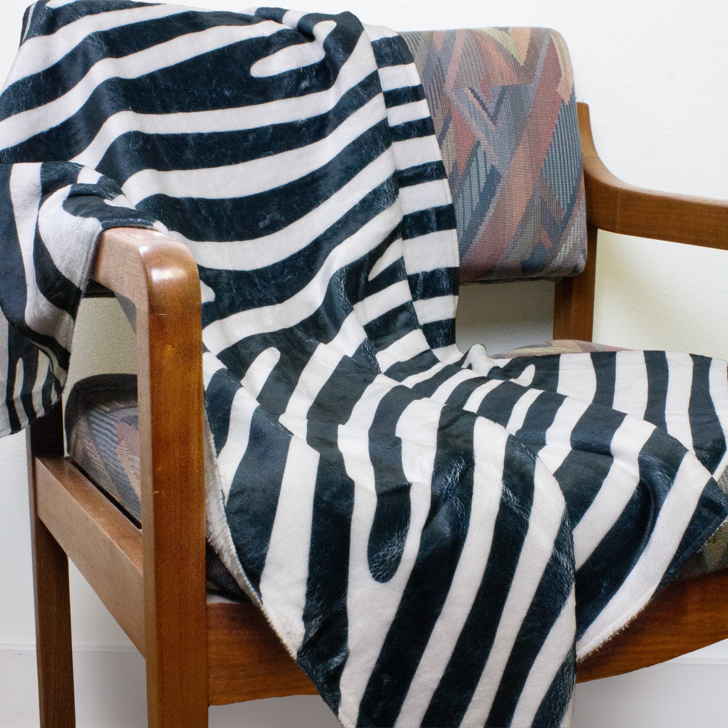 Zebra Print Throw Blanket
