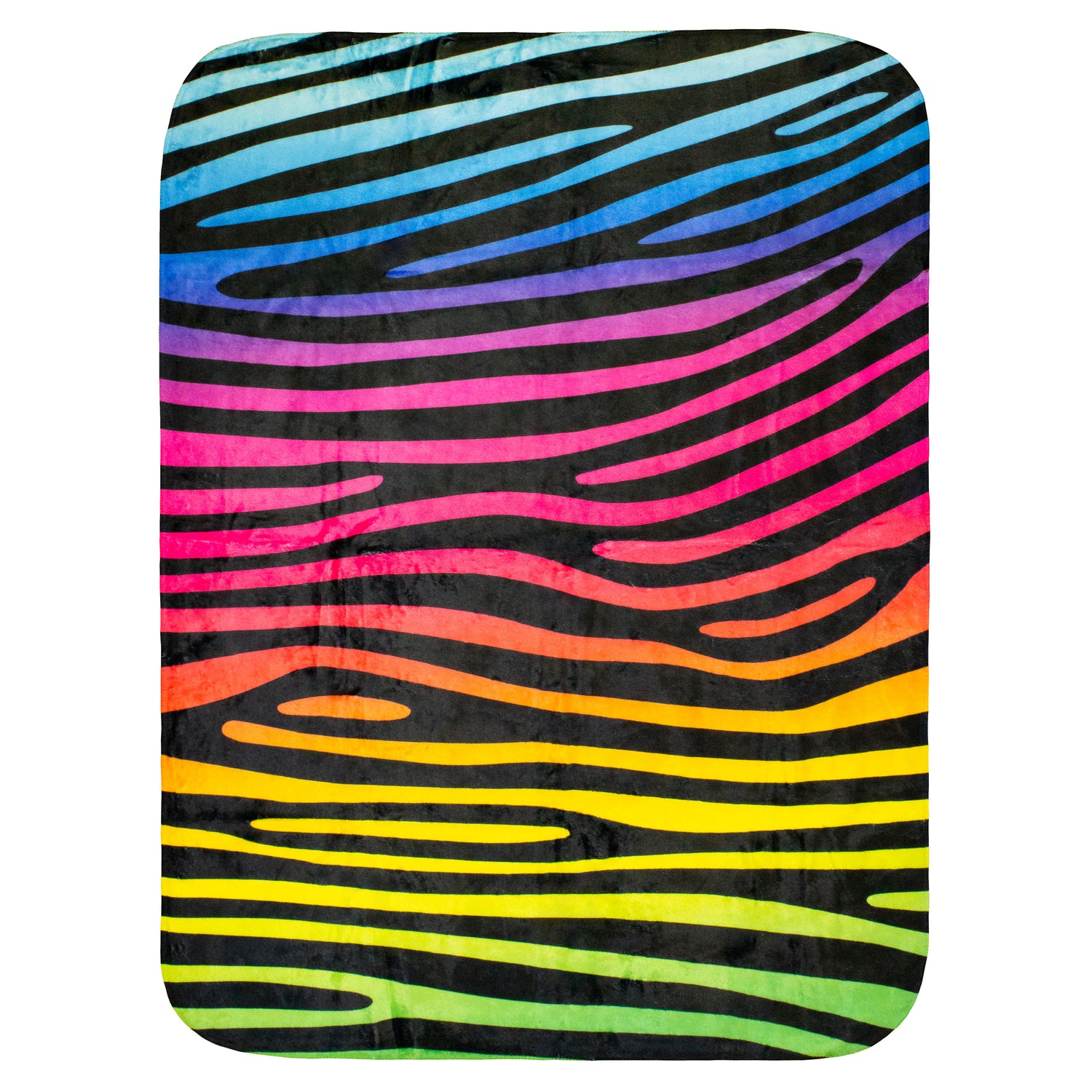 Zebra Print Throw Blanket
