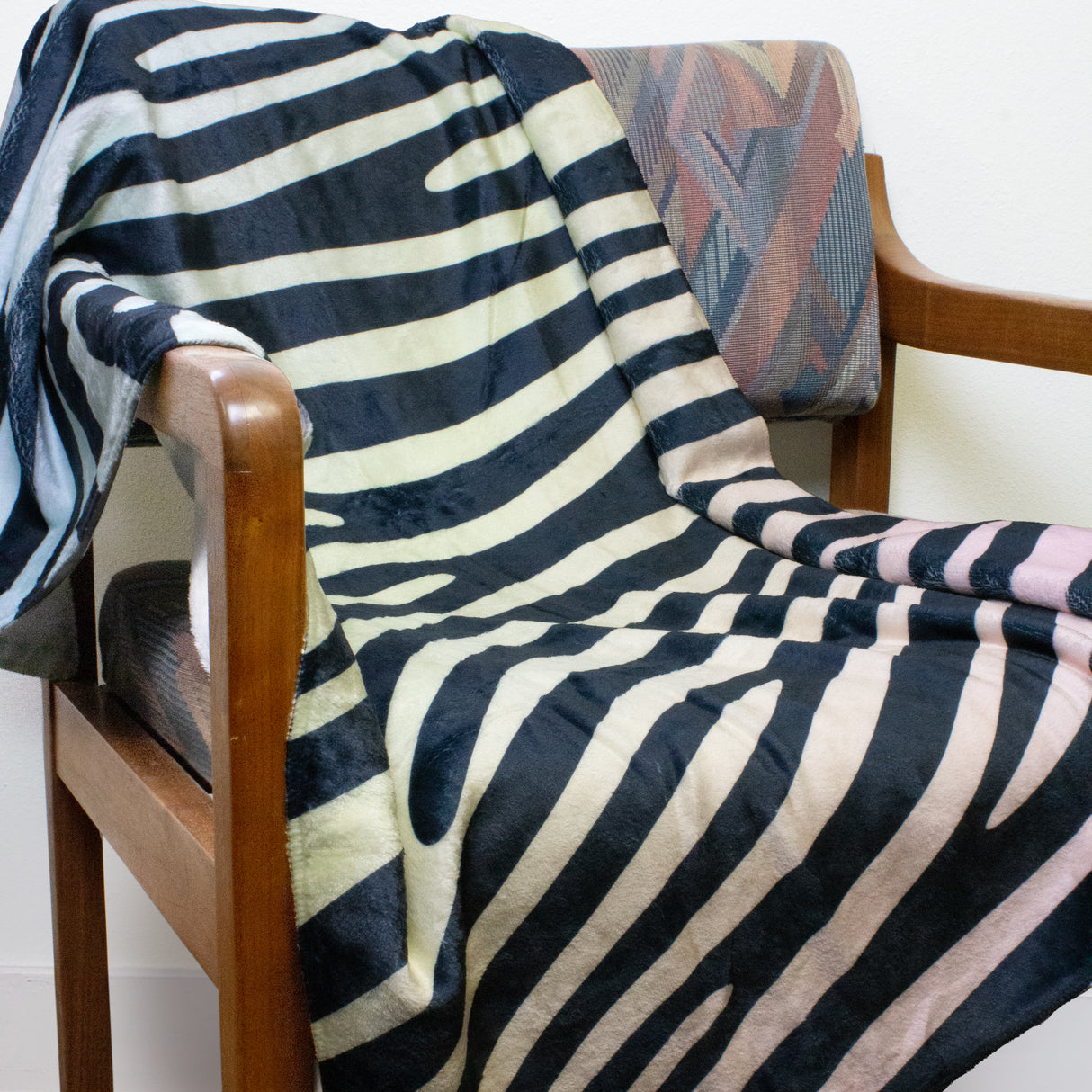 Zebra Print Throw Blanket