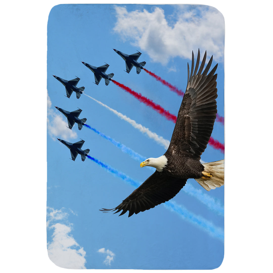 Fighter Jet Throw Blanket