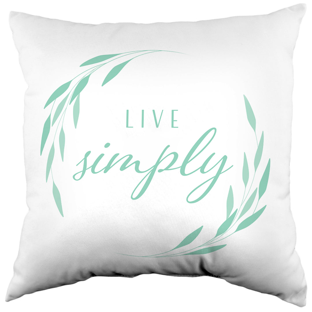 Live Simply Reversible Pillow