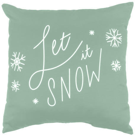 Let It Snow Reversible Pillow