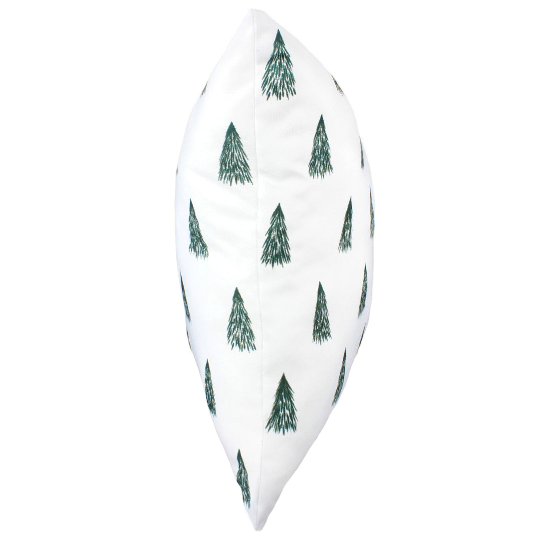 Pine Trees Patterned Double Sided Pillow