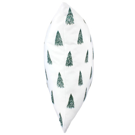 Pine Trees Patterned Double Sided Pillow