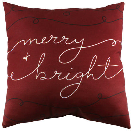 Merry and Bright Pillow