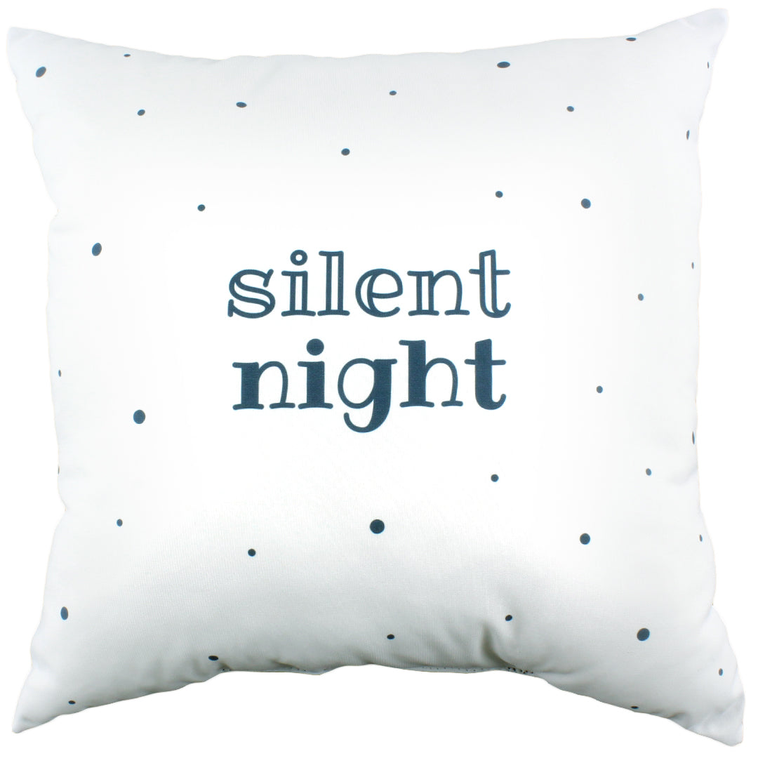 Silent Night Reversible Pillow