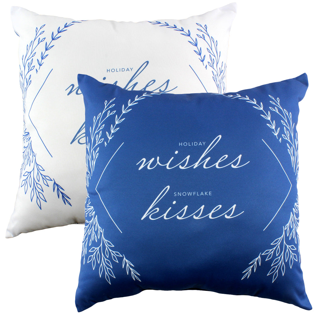 Holiday Wishes Reversible Pillow