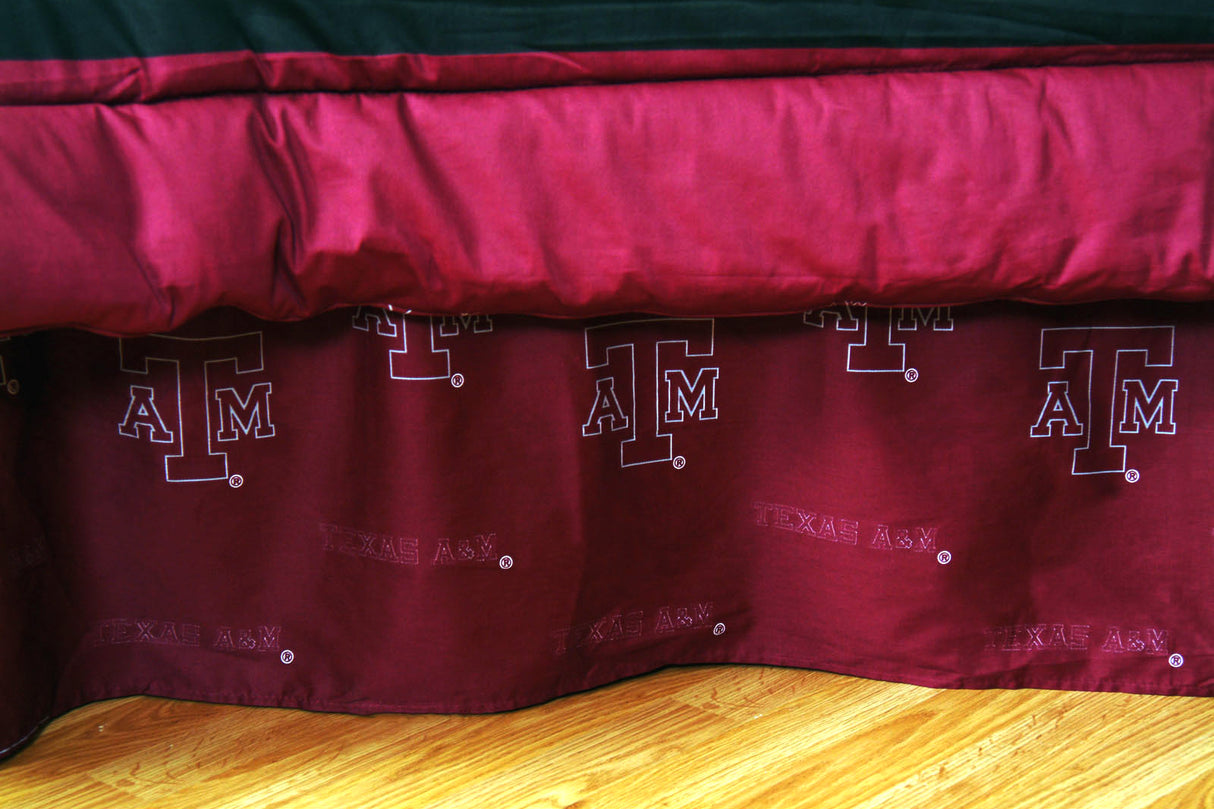 Texas A&M Aggies Dust Ruffle