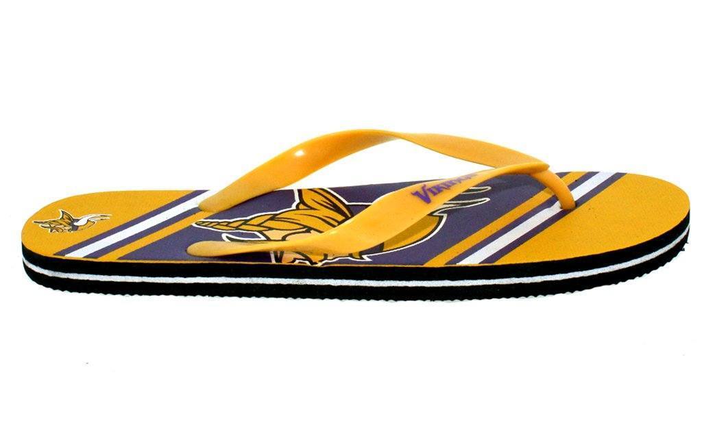Minnesota vikings flip best sale flops