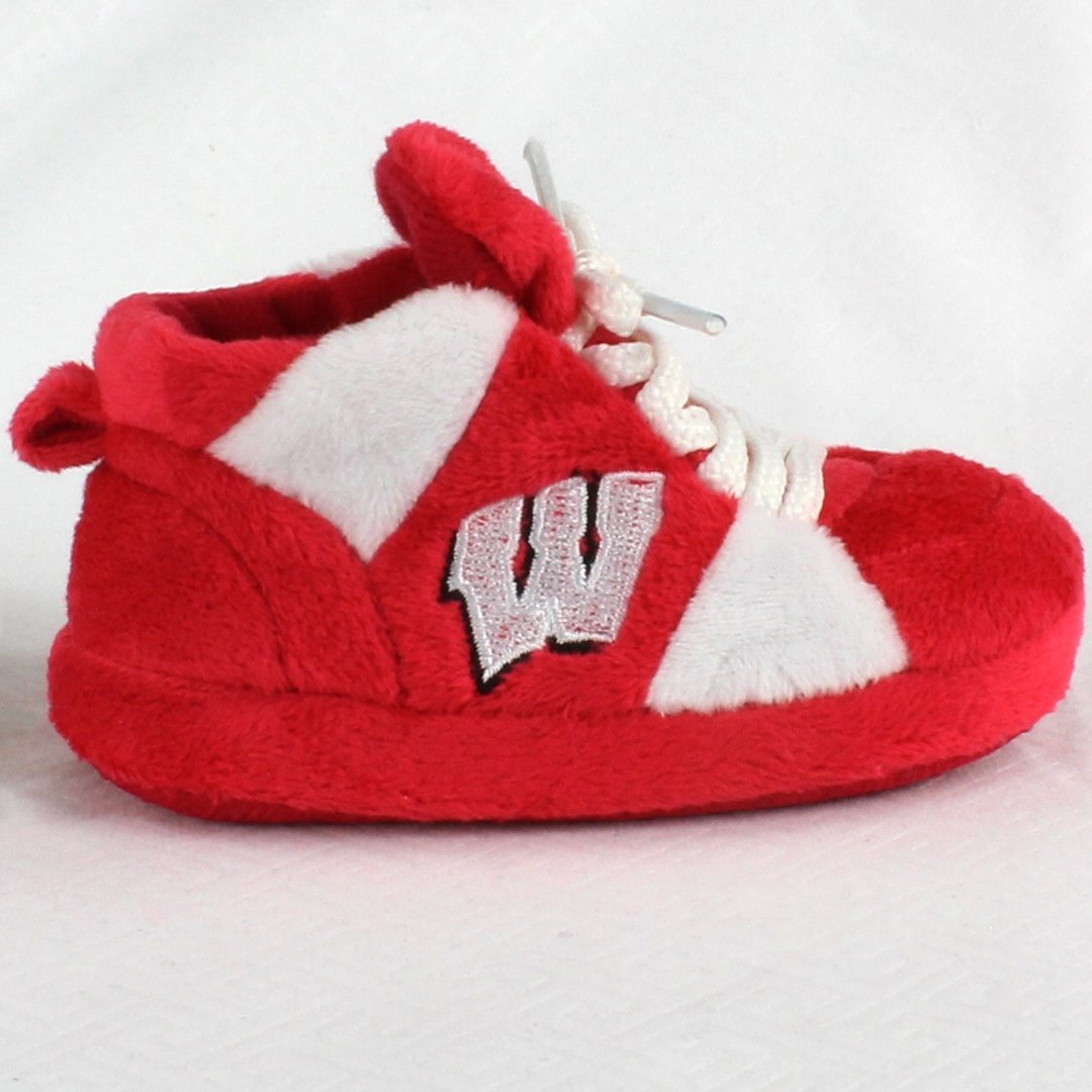 Wisconsin Badgers Baby Blanket & Slippers Set