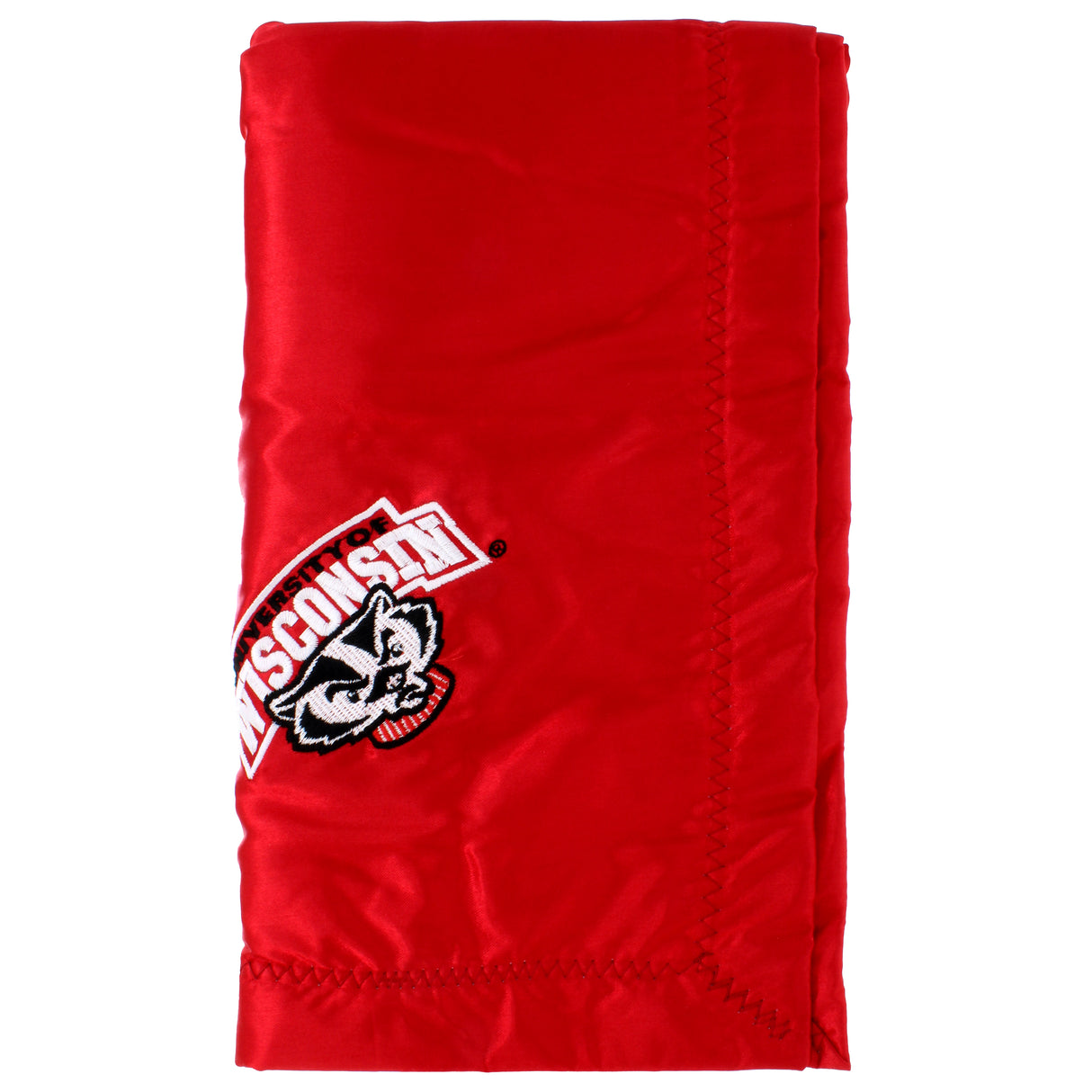 Wisconsin Badgers Silky and Super Soft Plush Baby Blanket, 28" x 28"