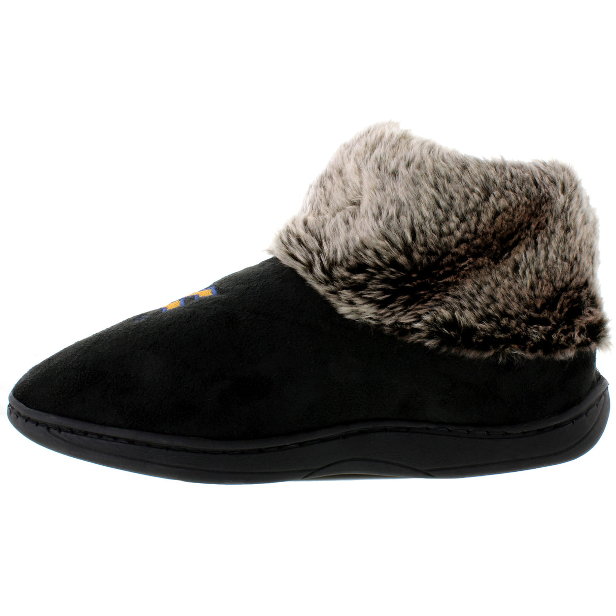 West Virginia Mountaineers Faux Sheepskin Furry Top Slipper