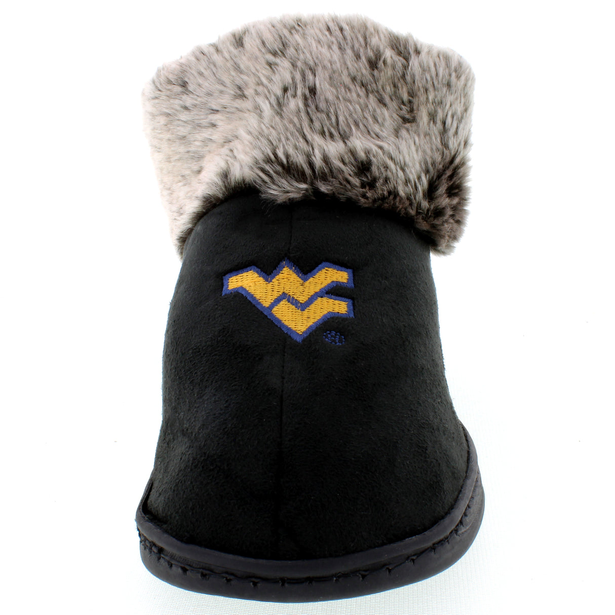 West Virginia Mountaineers Faux Sheepskin Furry Top Slipper