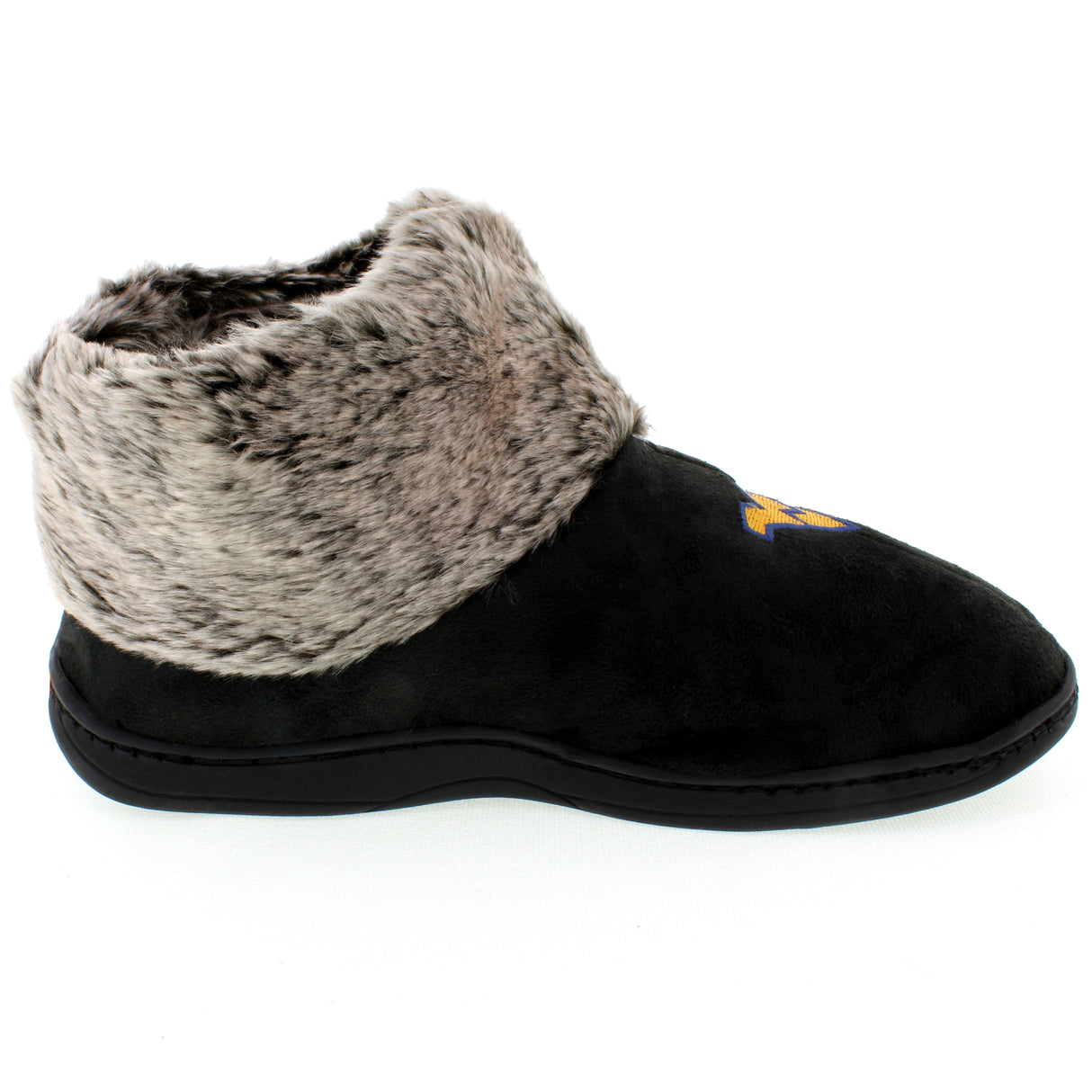 West Virginia Mountaineers Faux Sheepskin Furry Top Slipper