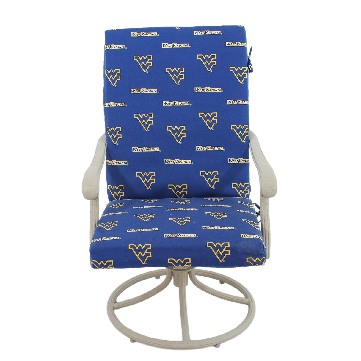 West Virginia Mountaineers Two Piece Chair Cushion