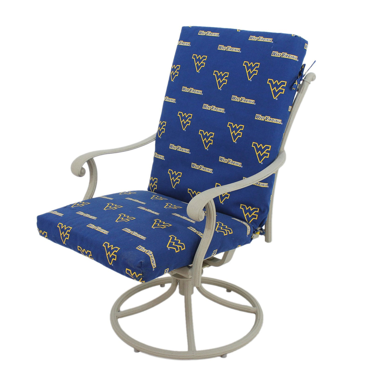 West Virginia Mountaineers Two Piece Chair Cushion