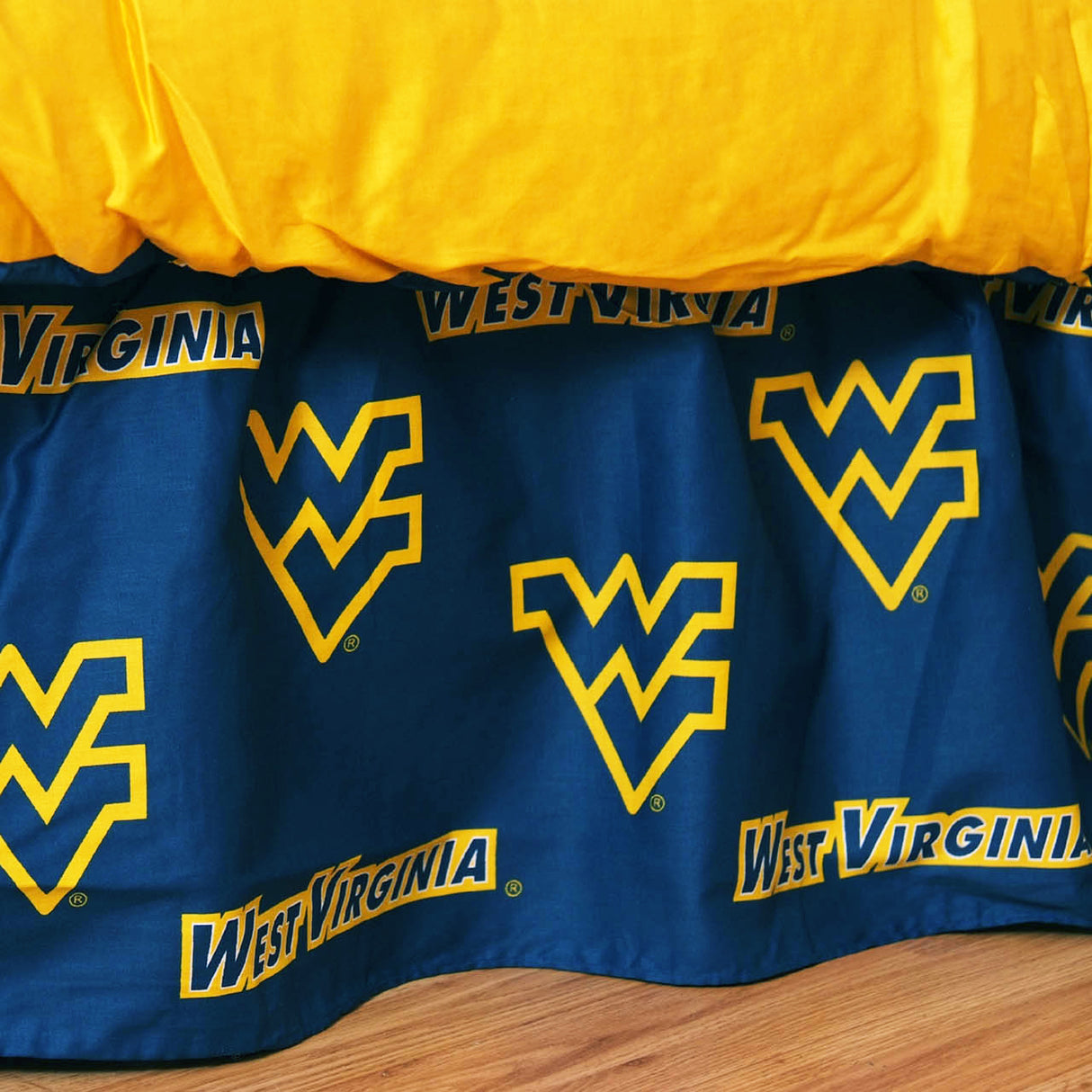 West Virginia Mountaineers Dust Ruffle