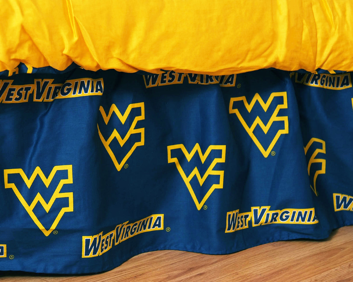 West Virginia Mountaineers Dust Ruffle