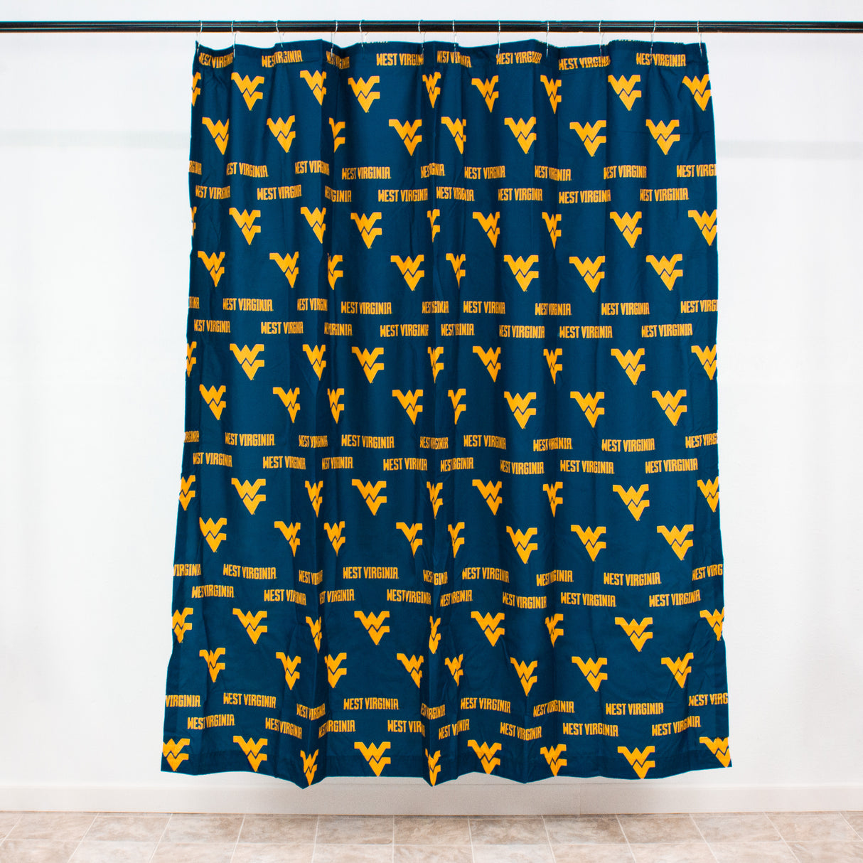 West Virginia Mountaineers Shower Curtain Cover