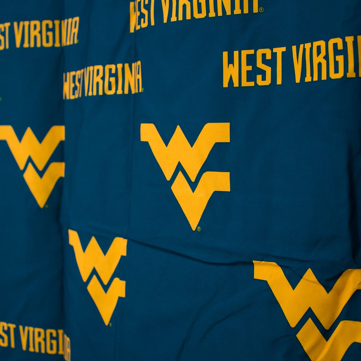 West Virginia Mountaineers Shower Curtain Cover